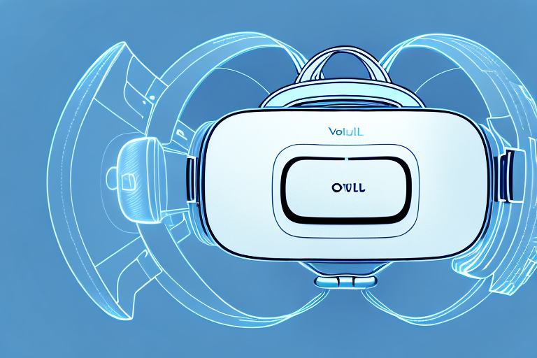 An oculus vr headset with a visual representation of a screenshot being taken