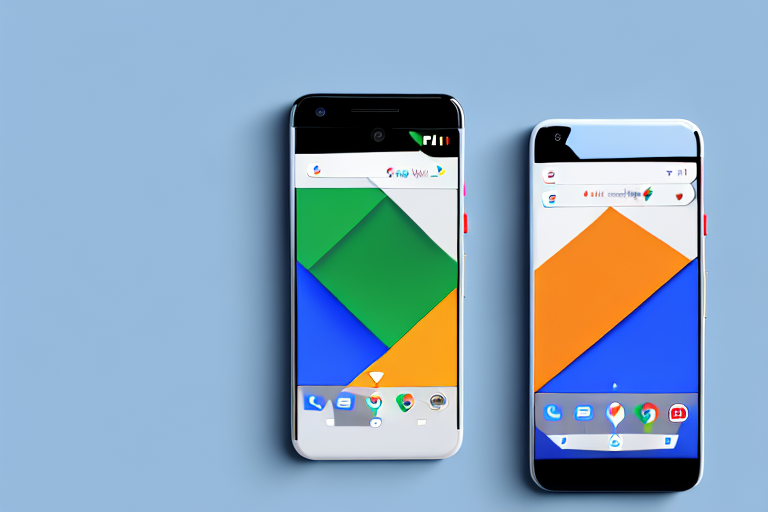 A google pixel 6a smartphone with a glowing screen