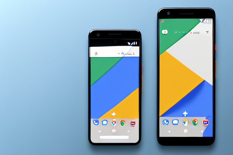 A google pixel 6 smartphone with a highlighted side button and volume down button