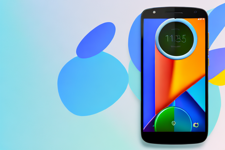 A moto g play 2023 smartphone with a screenshot icon on its screen