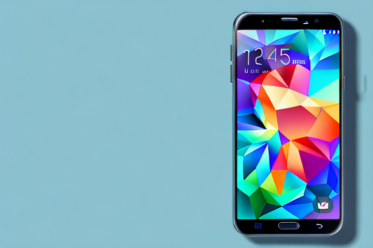 The s23 ultra samsung smartphone with a glowing screen