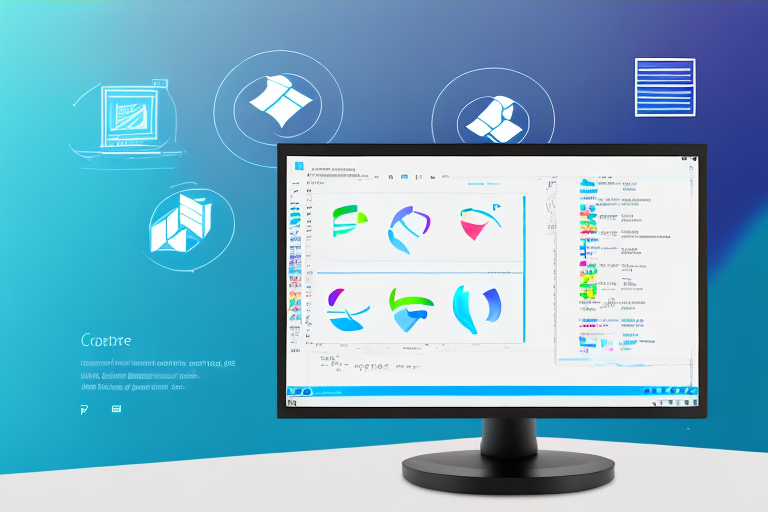 A computer monitor displaying the windows 11 interface