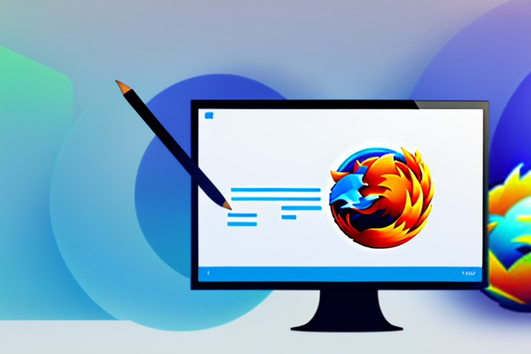 A computer monitor displaying the firefox browser