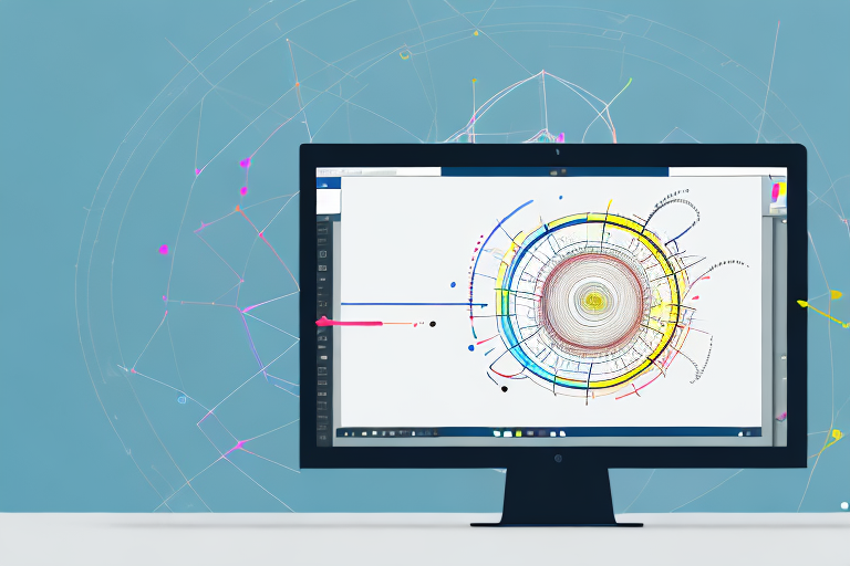 A desktop computer screen showcasing an editing tool being used to annotate a screenshot