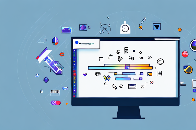 A computer screen displaying an opened screenshot editing tool with various editing icons and a screenshot image in the process of being edited