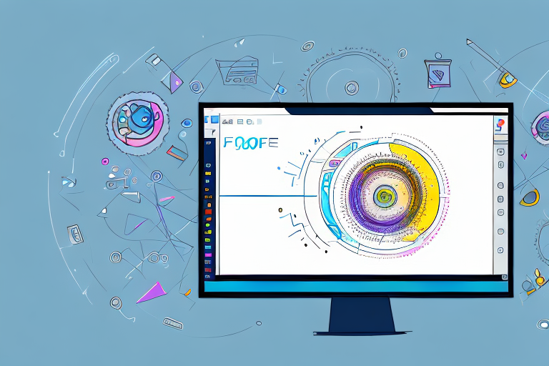 A computer screen displaying an open screenshot editing software