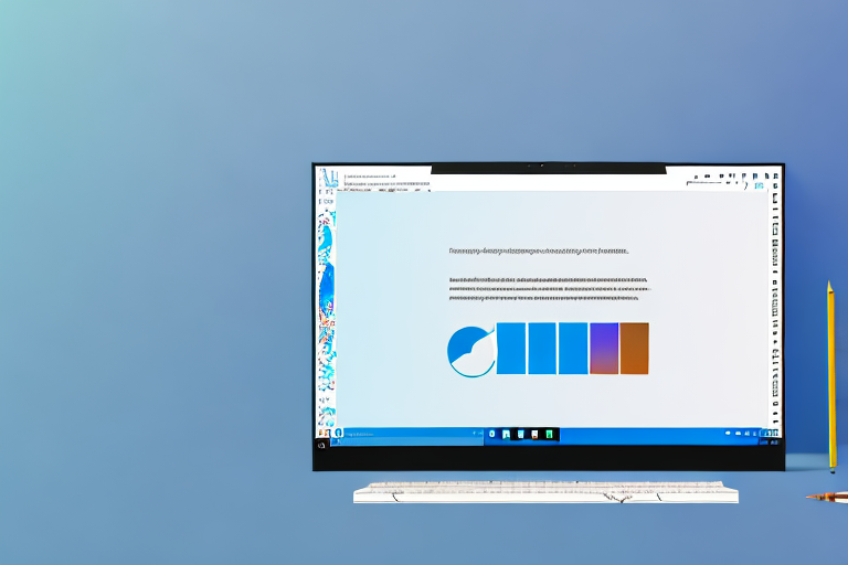 A windows 10 desktop with an open screenshot image in an editing software