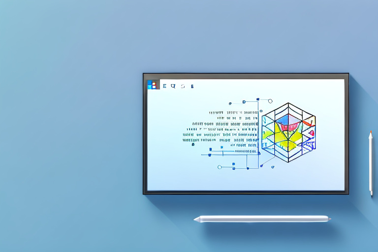 A computer with windows interface on the screen