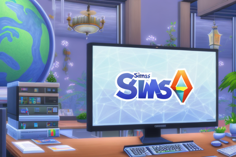 A computer screen displaying a sims 4 game screenshot