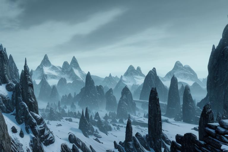 A panoramic view of the breathtaking landscapes in skyrim special edition