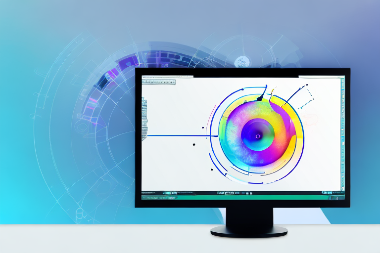 A computer monitor displaying the adobe digital editions interface with a screenshot tool hovering over it