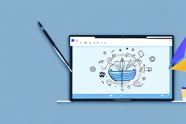 A computer screen displaying the snipping tool application