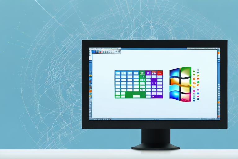 A computer monitor showing the windows 7 interface