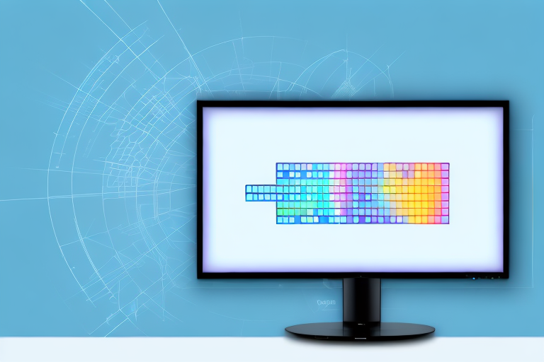 A computer monitor displaying different windows