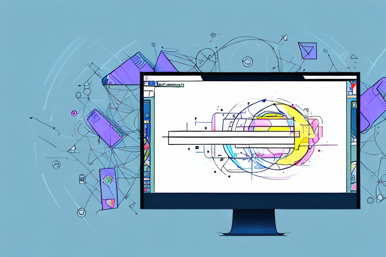 A computer screen displaying an open screenshot editing software with various editing tools highlighted