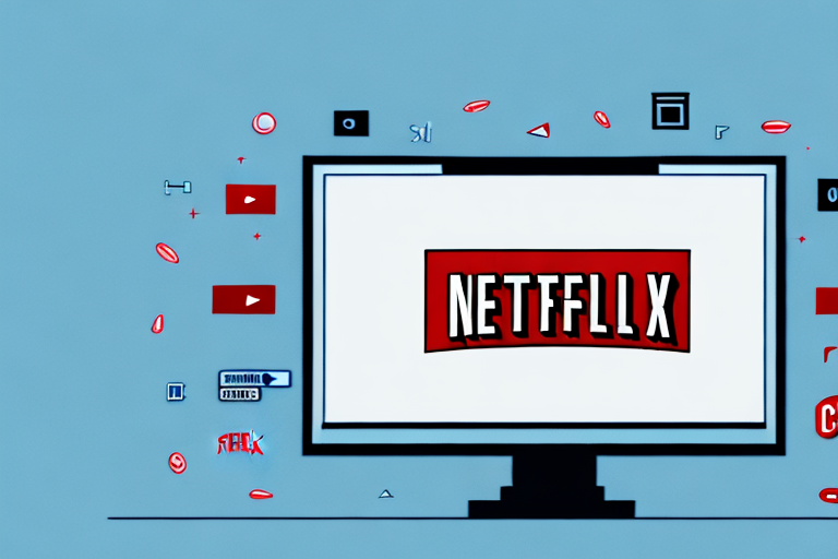 A computer screen displaying a paused netflix movie