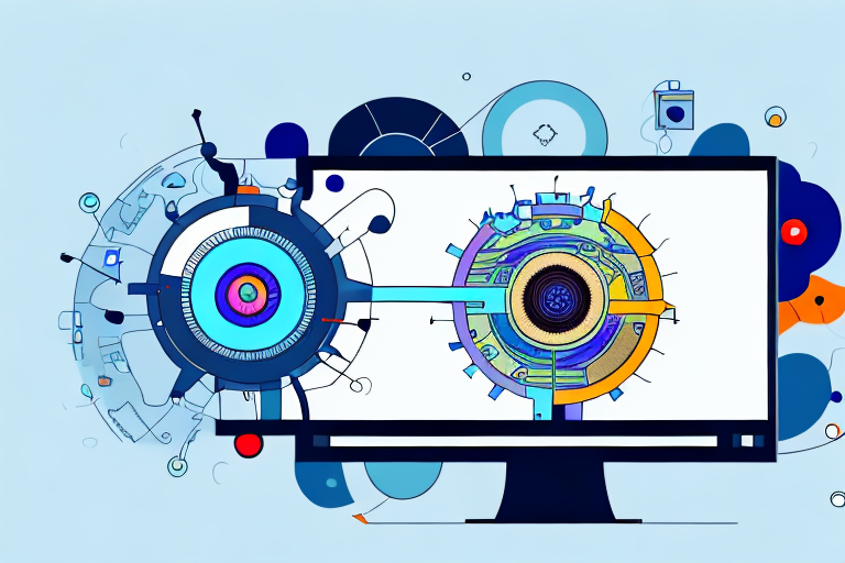 A computer monitor with a screenshot tool interface open