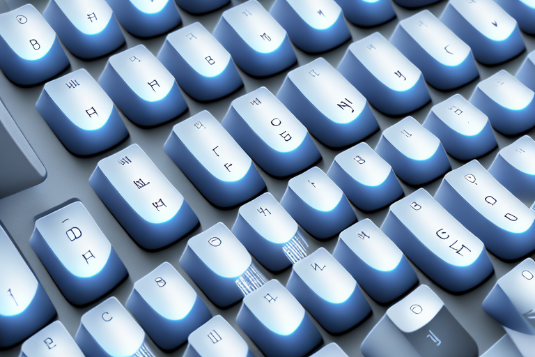 A computer keyboard with highlighted keys that symbolize common screenshot tool shortcuts