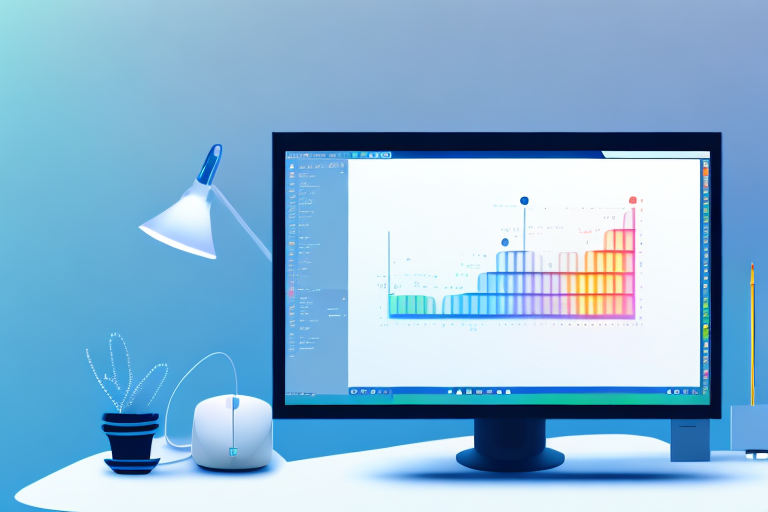 A computer monitor displaying a screenshot tool interface with various features highlighted