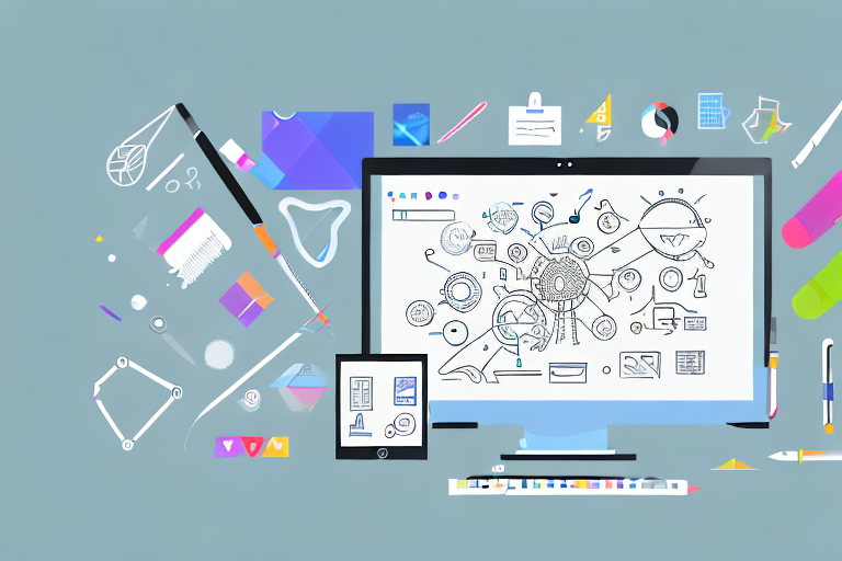 A computer screen displaying various tools from the microsoft snip application