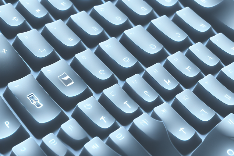 A computer keyboard with highlighted keys representing the screen snipping tool shortcut