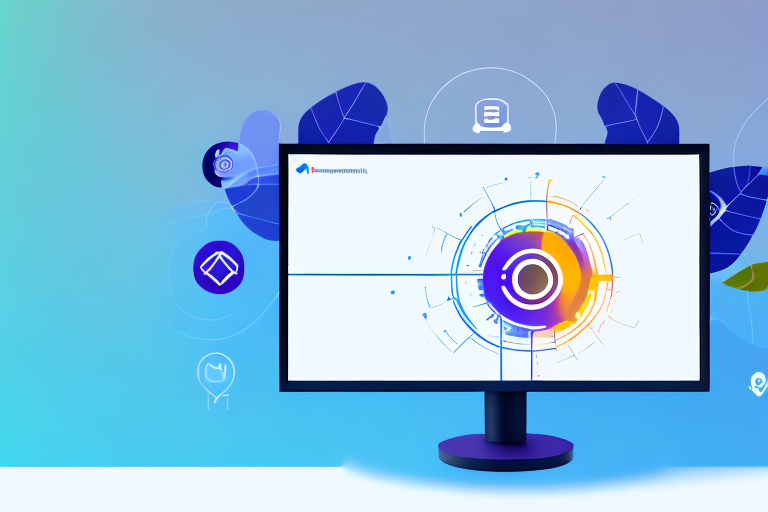 A computer monitor displaying the ubuntu interface with the screen snipping tool being actively used to capture a section of the screen